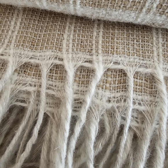 Fibre By Auskin Linen Wool Throw Blanket - Picture 9 of 16